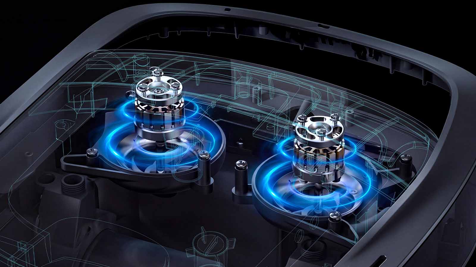 Clear UV Quad Motor System