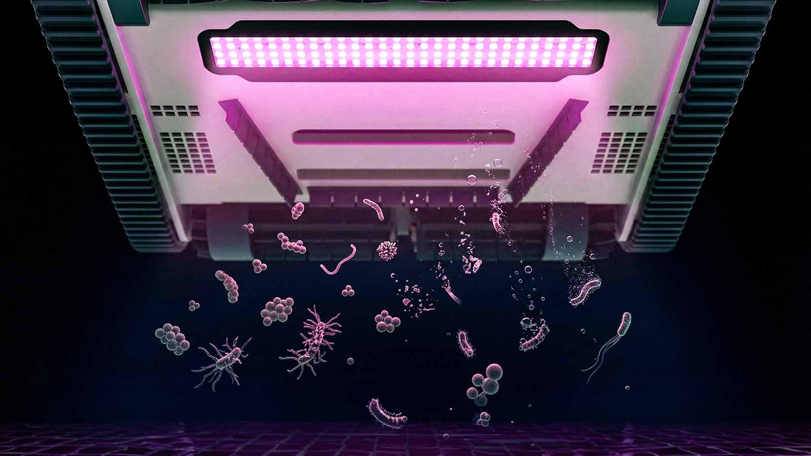 Clear UV Built-in UV-C Disinfection