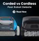 Corded vs Cordless Pool Robots