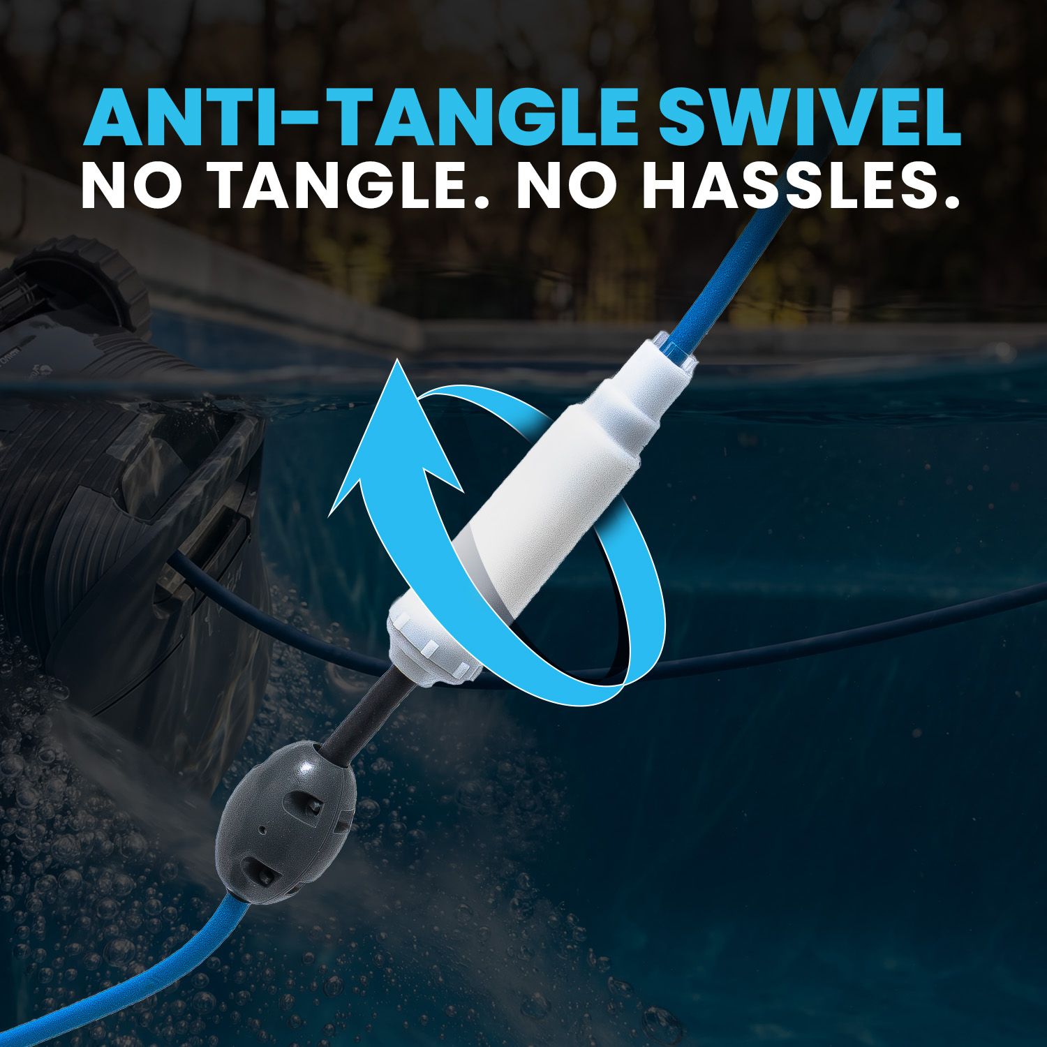 Dolphin Quantum Anti-Tangle Swivel