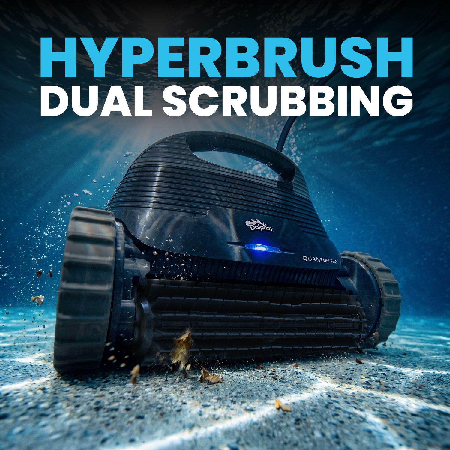 Dolphin Quantum Hyperbrush Scrubbing