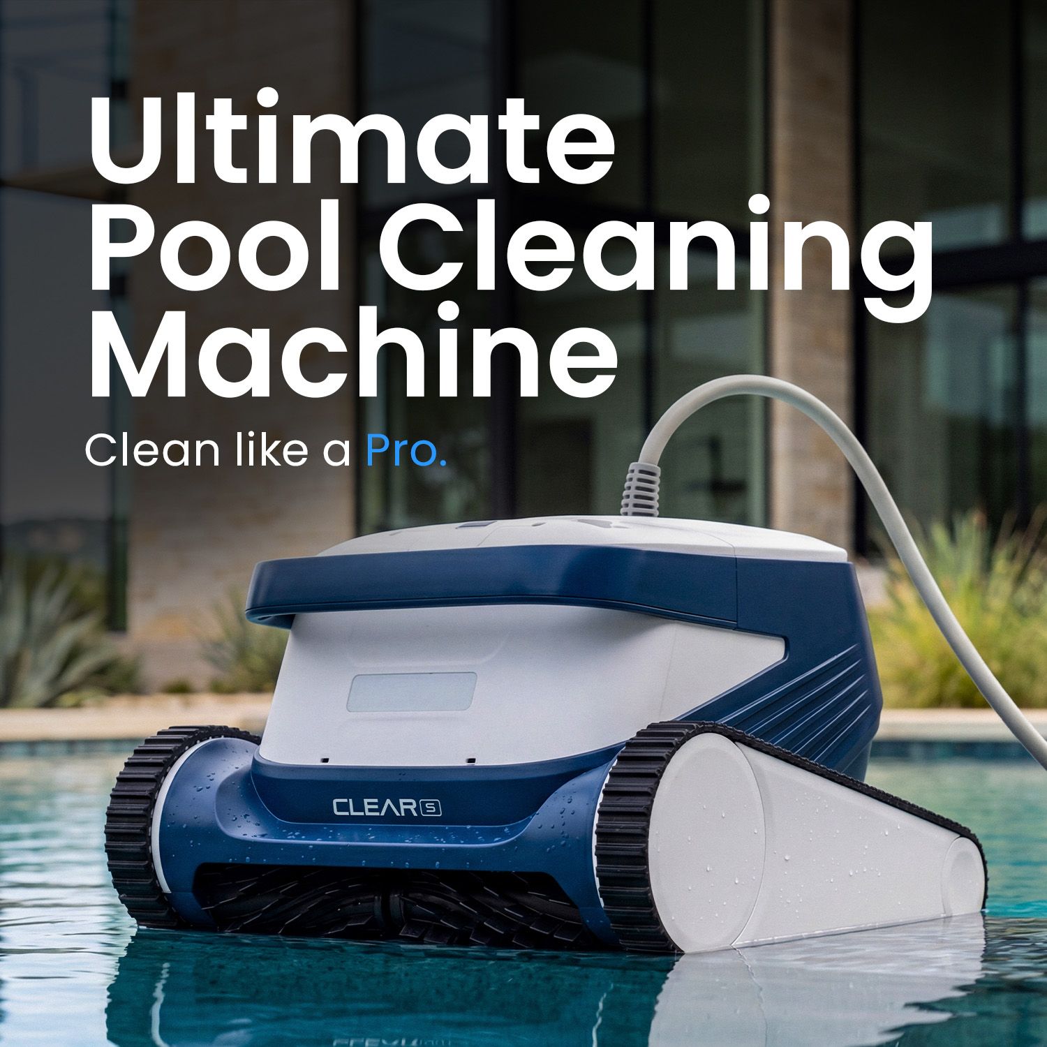 Clear S Pool Cleaning Machine