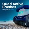 Clear UV Active Scrubbing Brushes
